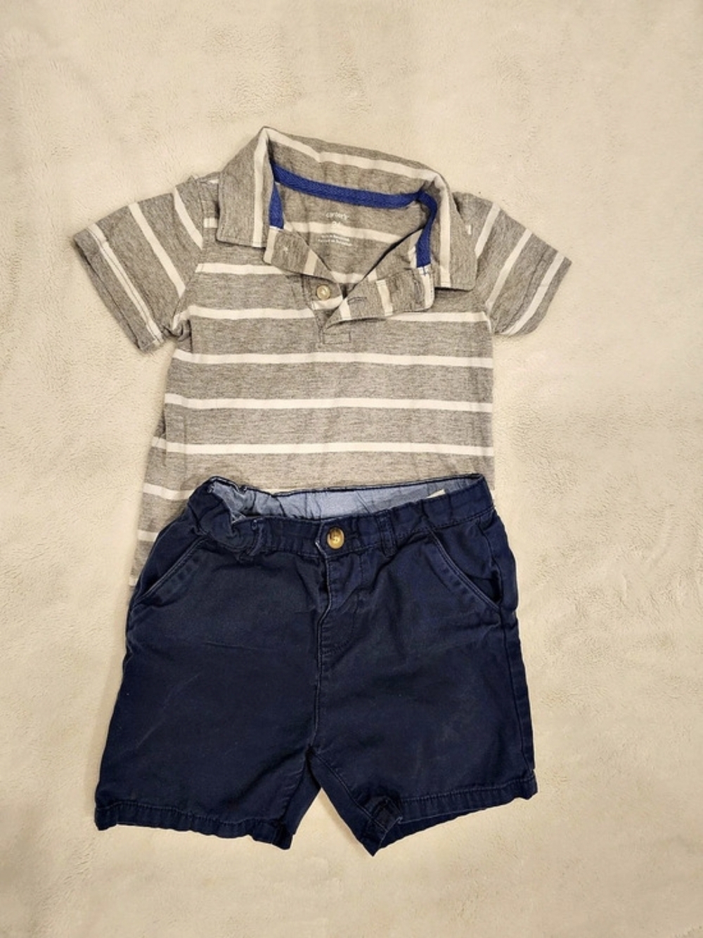🧸2/20$ Polo Shirt and Shorts Set for Baby Size 18-24M Carter's And Zara